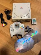 Dreamcast Japonais 230volts + Manette + vmu + jeux cdr 5, Games en Spelcomputers, Spelcomputers | Sega, Met games, Ophalen of Verzenden