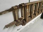 10 meter massief houten ladder, 3 keer uitschuifbaar, Ophalen, Gebruikt