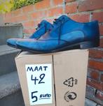 Italiaanse blauwe galaschoenen maat 42 laatste kans!, Kleding | Heren, Schoenen, Ophalen, Gedragen