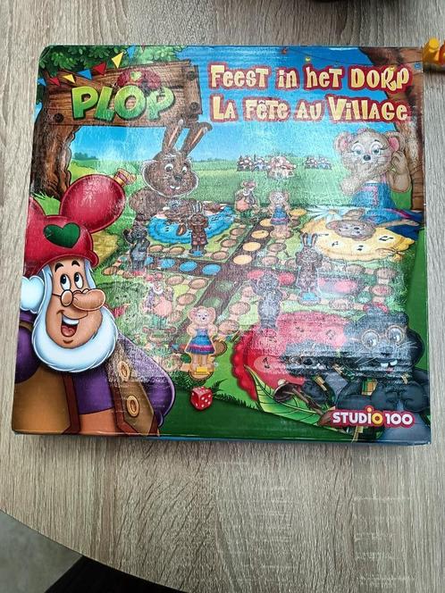Gezelschapspel Plop& De Peppers: Feest in het dorp, Hobby en Vrije tijd, Gezelschapsspellen | Bordspellen, Gebruikt, Een of twee spelers
