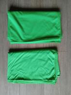 Groen achtergrondscherm - green screen voo filmen 180x150, Ophalen of Verzenden