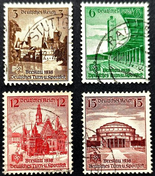 DR: Deutsche Turn-und Sportfest Breslau 1938, Postzegels en Munten, Postzegels | Europa | Duitsland, Gestempeld, Overige periodes