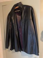 Zwarte lederen zomerjas, Kleding | Heren, Jassen | Zomer, Ophalen, Gedragen, Maat 48/50 (M), Zwart