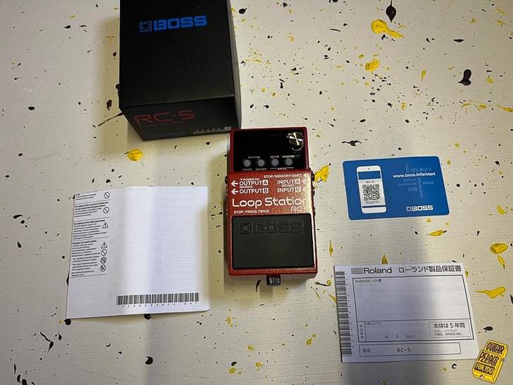 Station en boucle Boss RC-5, Musique & Instruments, Effets, Comme neuf, Autres types, Enlèvement ou Envoi