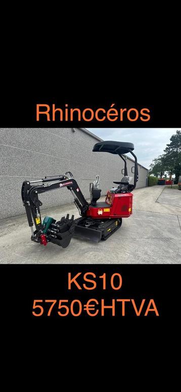 Mini pelle / Dumper Rhinocéros NEUVES  disponible aux enchères