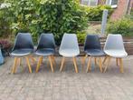 Stoelen Weba grijs/zwart, Ophalen, Gebruikt, Zwart, Kunststof