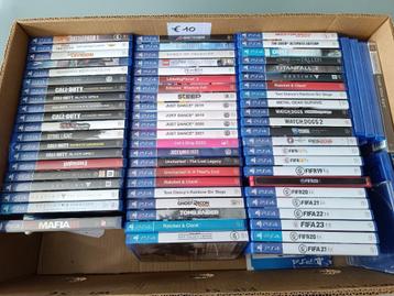 60 tal diverse PS4 spelletjes in nieuwe staat alle genres beschikbaar voor biedingen