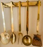 Vintage Messing Keukengerei Set 5-delig, Ophalen