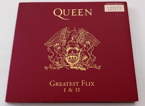 Queen Greatest Flix I & II - Beperkte editie - DVD - Zeldzaa, Cd's en Dvd's, Cd's | Rock, Zo goed als nieuw, Poprock, Verzenden