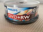 Philips DVD+RW - 4,7 GB - 120 min (25 discs), Dvd, Enlèvement ou Envoi, Neuf, Réinscriptible