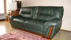 SALON  IN LEDER   2 ZIT EN 3 ZIT, Huis en Inrichting, Ophalen, Gebruikt, Rechte bank, 200 tot 250 cm