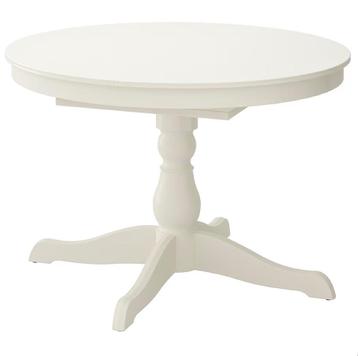 table de cuisine blanche ronde 