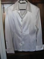 Shirt van polyester satijn - T38·Zeer goede staat·, Kleding | Dames, Blouses en Tunieken, Autre, Wit, Ophalen of Verzenden, Zo goed als nieuw