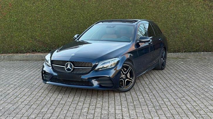 MERCEDES C200 D AMG LINE | PANO | NIGHT | CAMERA 360 | LED, Autos, Mercedes-Benz, Particulier, Classe C, Caméra 360°, ABS, Caméra de recul