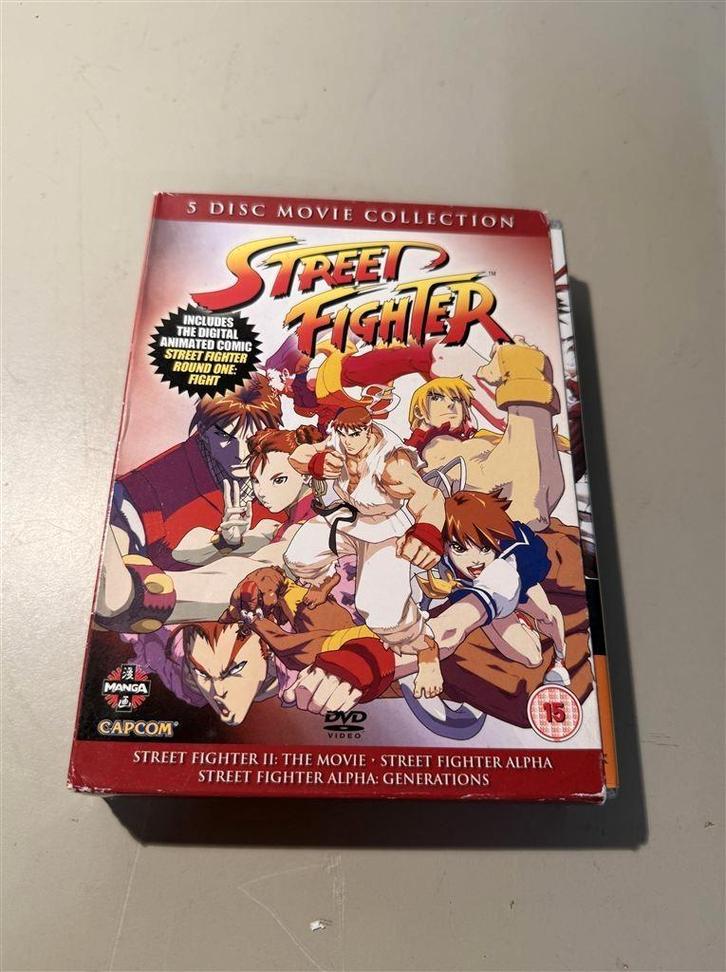 Street Fighter - 5-Disc Manga DVD Collectie - Geanimeerde Fi, CD & DVD, DVD | TV & Séries télévisées, Comme neuf, Enlèvement ou Envoi