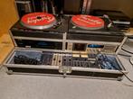 Vintage dj-set in flightcase Technics SL-1410MK2, JVC QL-A5, Ophalen, Gebruikt, Dj-set, Technics