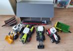 Collectie Bruder Tractors & Kids Globe Schuur, Kinderen en Baby's, Speelgoed |Speelgoedvoertuigen, Ophalen, Gebruikt