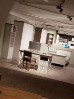 COMPLETE KAMER + BUREAU + BOEKENKAST. nieuwprijs: €3334, Ophalen, Zo goed als nieuw, Eenpersoons, Landelijk / rustiek