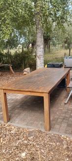 Tuintafel teak, Ophalen, Gebruikt, Teakhout