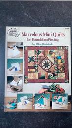 Marvelous mini quilts for foundation piecing, Ophalen of Verzenden, Zo goed als nieuw, Borduren en Naaien