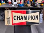CHAMPION bougie oud reclamebord, Verzamelen, Ophalen of Verzenden, Gebruikt, Reclamebord