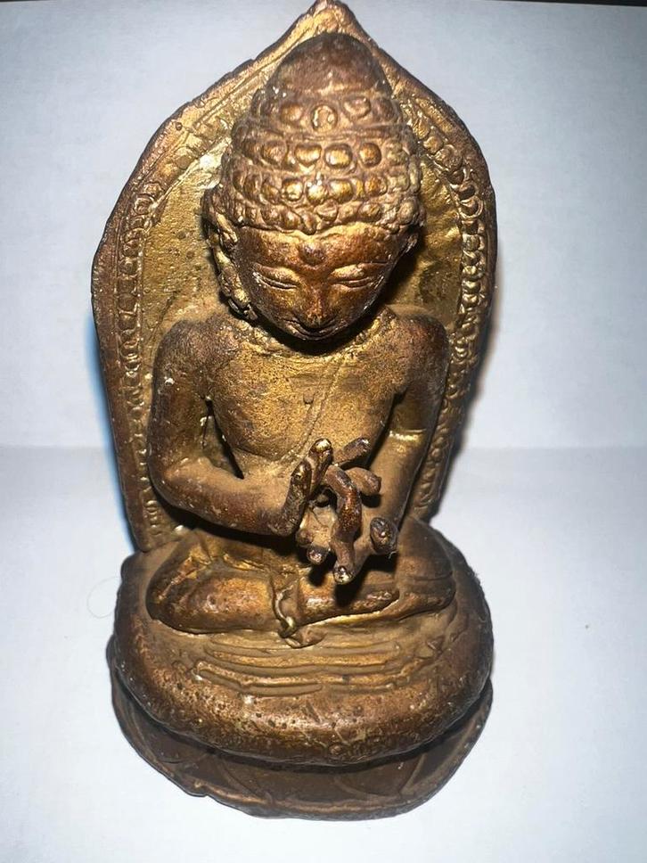 Boeddhabeeld – zittende Boeddha – 10,5 cm, Huis en Inrichting, Woonaccessoires | Boeddhabeelden, Zo goed als nieuw, Ophalen