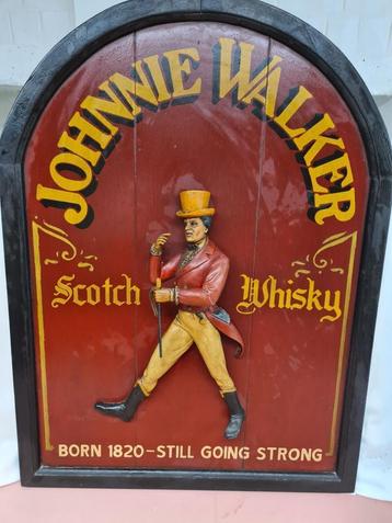 Johnnie walker reclamebord    beschikbaar voor biedingen
