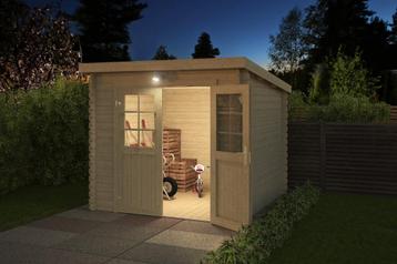 Blokhut Indi 230x230 Onbehandeld vuren beschikbaar voor biedingen