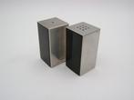 design inox en glas peper en zoutvat Carl Auböck Oostenrijk, Enlèvement ou Envoi