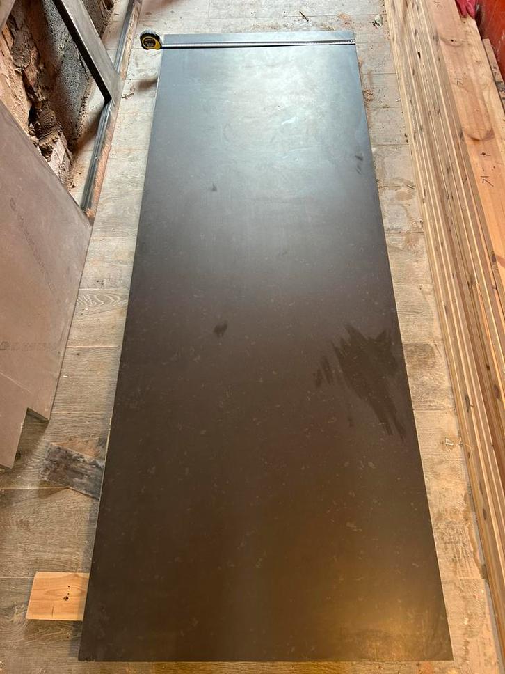 Plan de travail Cesaerstone 212x75x3 cm - Très bon état, Huis en Inrichting, Keuken | Keukenelementen, Zo goed als nieuw, Grijs