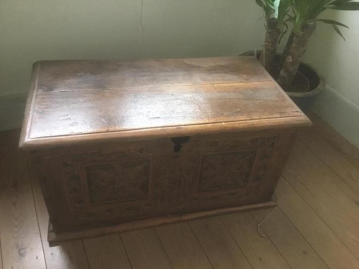 Antiek koloniaal kistje uit Java ( Indonesië), Antiek en Kunst, Antiek | Woonaccessoires, Ophalen