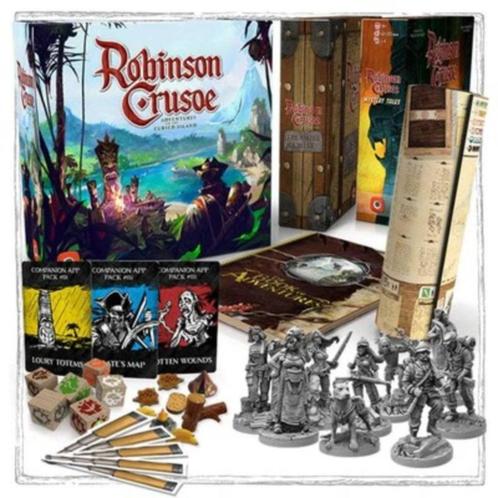 Robinson Crusoe: Collector's edition - Sundrop all in pledge, Hobby en Vrije tijd, Gezelschapsspellen | Bordspellen, Zo goed als nieuw