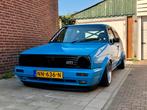 Volkswagen Golf 2 Gti, Auto's, Voorwielaandrijving, Zwart, 4 cilinders, Blauw