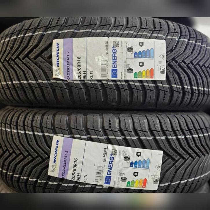2X nieuwe  MICHELIN CROSSCLIMATE 2 205/60 ZR16 XL 96H 205 60, Auto-onderdelen, Banden en Velgen, Band(en), All Season, 16 inch