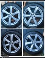 4 jantes Volvo origines xc90 etc,  235 55 19, Gebruikt, Banden en Velgen, 235 mm, Personenwagen