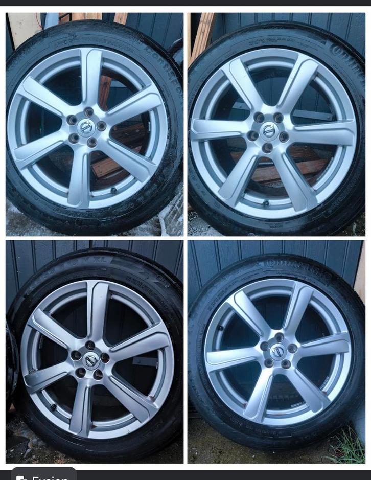 4 jantes Volvo origines xc90 etc,  235 55 19, Auto-onderdelen, Banden en Velgen, Banden en Velgen, Zomerbanden, 19 inch, 235 mm