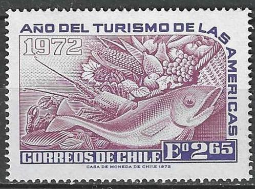 Chili 1972 - Yvert 393 - Jaar van het Toerisme (PF), Timbres & Monnaies, Timbres | Amérique, Non oblitéré, Envoi
