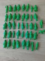 42 figurines vertes, Tintin, Esso Belvision, Bon état, Utilisé, Enlèvement ou Envoi