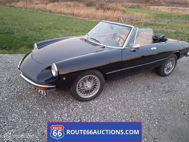 Alfa Romeo Spider 1600 | 1975 | Route 66 Auctions, Auto's, Oldtimers, Bedrijf, Te koop, Alfa Romeo, Benzine, Overige carrosserie