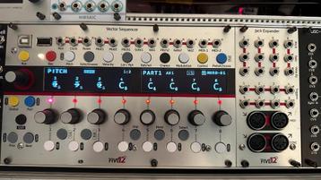 Five12 Vector eurorack modular sequencer + jack expander beschikbaar voor biedingen