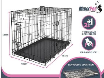 Splinternieuwe plooibare hondenbench  beschikbaar voor biedingen