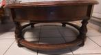 Massief houten ronde tafel met lade, Huis en Inrichting, Ophalen