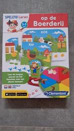 Nieuw! -65%! Clementoni - Op de Boerderij - Educatief spel, Ophalen of Verzenden, Nieuw, Ontdekken