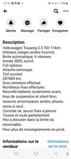 Vw touareg, Touareg, Achat, Particulier