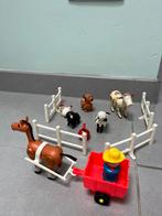 Fisher price vintage boerderijdieren, Ophalen of Verzenden, Gebruikt, Speelset