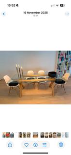 Design tafel, Ophalen, Modern design, Eikenhout, 200 cm of meer