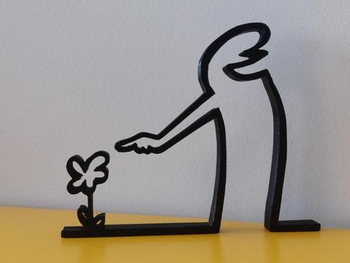 La Linea Cavandoli 3d silhouet decoratie, Huis en Inrichting, Woonaccessoires | Wanddecoraties, Nieuw, Ophalen of Verzenden