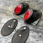 Achterlichtenset voor VW Kever 56-61, zwart, L41 Hella ovaal, Ophalen of Verzenden, Gebruikt