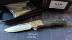MKM Clap Black G10 – titanium bolsters, Ophalen of Verzenden, Gebruikt