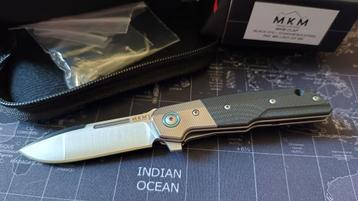 MKM Clap Black G10 – titanium bolsters beschikbaar voor biedingen